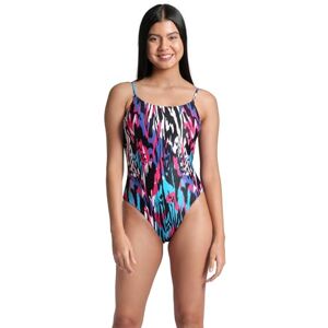 arena Water Prints Maillot de Bain Femme pour la Plage et la Piscine en Tissu Élastique Recyclé à Séchage Rapide, Doublé avec Bonnets Amovibles - Publicité arena Water Prints Maillot de Bain Femme pour la Plage et la Piscine en Tissu Élastique Recyclé à Séchage Rapide, Doublé avec Bonnets Amovibles - Publicité