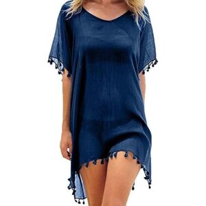 Hanaoops Robe de Plage pour Femmes Ete Bikini Cache-Maillots Mousseline Poncho de Plage Maillot de Bain Plage Bikini Cover Up Chic Loose Semi-Transparent Robe Couvrir Blouse Tunique pour Vancance - Publicité Hanaoops Robe de Plage pour Femmes Ete Bikini Cache-Maillots Mousseline Poncho de Plage Maillot de Bain Plage Bikini Cover Up Chic Loose Semi-Transparent Robe Couvrir Blouse Tunique pour Vancance - Publicité