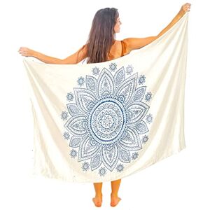 Mandala Life ART Paréo de plage pour femme Boho Chic Cache Maillot Sarong Tapisserie Bleu Mandala - Publicité Mandala Life ART Paréo de plage pour femme Boho Chic Cache Maillot Sarong Tapisserie Bleu Mandala - Publicité