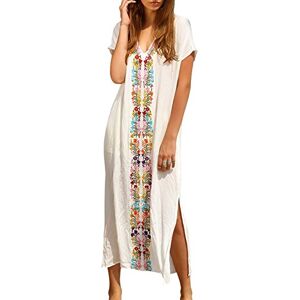 LikeJump Femmes Robe Boho de Plage Maxi Caftan Cache-Maillot Sarong Maillot de Bain Cover Ups - Publicité LikeJump Femmes Robe Boho de Plage Maxi Caftan Cache-Maillot Sarong Maillot de Bain Cover Ups - Publicité