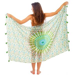 Mandala Life ART Paréo Boho Chic Mandala, paréo pour Maillot de Bain, Robe de Plage, Taille Unique - Publicité Mandala Life ART Paréo Boho Chic Mandala, paréo pour Maillot de Bain, Robe de Plage, Taille Unique - Publicité