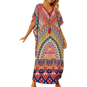 LikeJump Chiffon Kimono Hippie Bikini Cover Up Grande Taille Caftan Maillot de Bain Robe de Plage Femme Eté - Publicité LikeJump Chiffon Kimono Hippie Bikini Cover Up Grande Taille Caftan Maillot de Bain Robe de Plage Femme Eté - Publicité