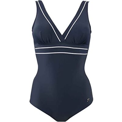 Janine Robin Maillot de Bain 1 pièce Java Marine - Publicité Janine Robin Maillot de Bain 1 pièce Java Marine - Publicité