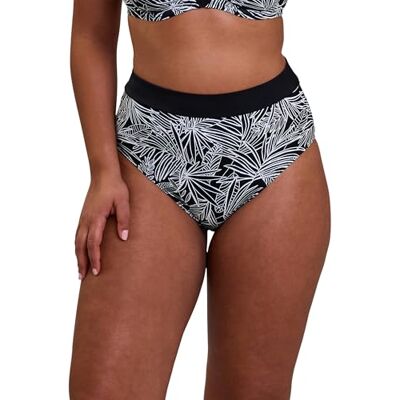 Sans Complexe Modèle Seychelles Bas de Maillot de Bain Femme 50/52 Imprimé Palmier Graphique - Publicité Sans Complexe Modèle Seychelles Bas de Maillot de Bain Femme 50/52 Imprimé Palmier Graphique - Publicité