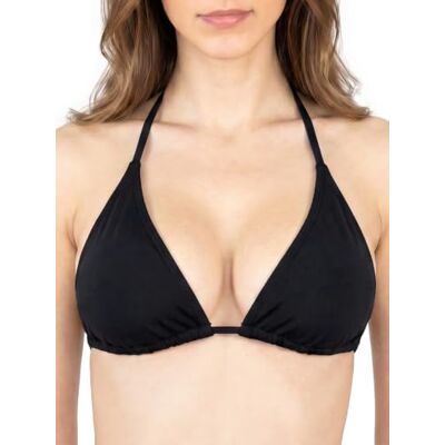 MYLILY Haut de Maillot de Bain Triangle Femme Dos Nu avec Coussinets Amovibles pour Forte Poitrine & Grande Taille pour Piscine & Plage Oeko-TEX, Réglable, Premium, Végan - Publicité MYLILY Haut de Maillot de Bain Triangle Femme Dos Nu avec Coussinets Amovibles pour Forte Poitrine & Grande Taille pour Piscine & Plage Oeko-TEX, Réglable, Premium, Végan - Publicité