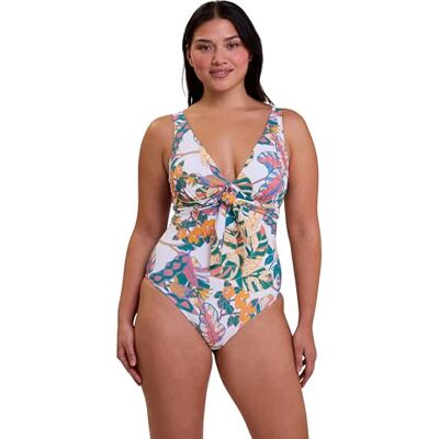 Sans Complexe Modèle Fidji Maillot de Bain Une pièce Femme 38/40 Imprimé Exotique Blanc - Publicité Sans Complexe Modèle Fidji Maillot de Bain Une pièce Femme 38/40 Imprimé Exotique Blanc - Publicité