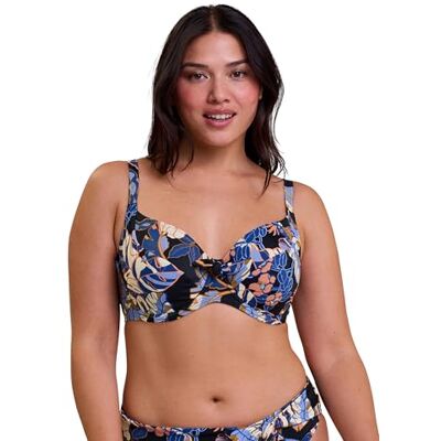Sans Complexe Modèle Fidji Haut de Maillot de Bain Femme 95E Imprimé Exotique Noir - Publicité Sans Complexe Modèle Fidji Haut de Maillot de Bain Femme 95E Imprimé Exotique Noir - Publicité