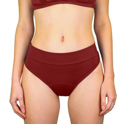 MYLILY Bas de Maillot de Bain Menstruel 1 Pièce Femmes, Filles & Adolescentes Basic pour Piscine, Mer & Vacances 3-4 Tampons Anti-Fuite, Neutre Odeur, Oeko-TEX Rogue, M (188) - Publicité MYLILY Bas de Maillot de Bain Menstruel 1 Pièce Femmes, Filles & Adolescentes Basic pour Piscine, Mer & Vacances 3-4 Tampons Anti-Fuite, Neutre Odeur, Oeko-TEX Rogue, M (188) - Publicité