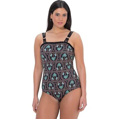Ulla Popken Femme Maillot de Bain Noir 46 - Publicité Ulla Popken Femme Maillot de Bain Noir 46 - Publicité