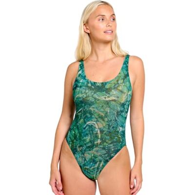 Kiniki Maillot de Bain à Col Scoop Transbronzant pour Femme Santorini - Publicité Kiniki Maillot de Bain à Col Scoop Transbronzant pour Femme Santorini - Publicité