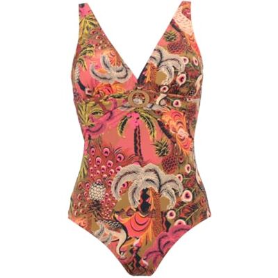 Janine Robin Maillot 1 pièce coupé sous Poitrine Coques Amovibles Ramatuelle Orange Terracotta Marque Française Haute Qualité - Publicité Janine Robin Maillot 1 pièce coupé sous Poitrine Coques Amovibles Ramatuelle Orange Terracotta Marque Française Haute Qualité - Publicité