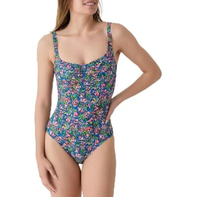 Janine Robin Maillot de Bain 1 pièce Nageur sans Coques Florenza Bleu Marque Française Haute Qualité - Publicité Janine Robin Maillot de Bain 1 pièce Nageur sans Coques Florenza Bleu Marque Française Haute Qualité - Publicité