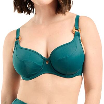 SANS COMPLEXE, Haut de Maillot de Bain, Soutien Gorge avec Armatures, Elevated Basics, Astral Green, 90C, Femme - Publicité SANS COMPLEXE, Haut de Maillot de Bain, Soutien Gorge avec Armatures, Elevated Basics, Astral Green, 90C, Femme - Publicité