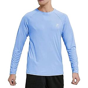 MeetHoo Rashguard Homme Manches Longues UPF 50+ Loose Stretch Protection UV Chemise de Bain à Manches Longues pour Surf Natation Plongée Plage - Publicité MeetHoo Rashguard Homme Manches Longues UPF 50+ Loose Stretch Protection UV Chemise de Bain à Manches Longues pour Surf Natation Plongée Plage - Publicité