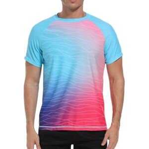 VAYAGER Maillot de Bain à Manches Courtes pour Homme Anti-UV UPF 50+ Rashguard à Séchage Rapide Protection Solaire - Publicité VAYAGER Maillot de Bain à Manches Courtes pour Homme Anti-UV UPF 50+ Rashguard à Séchage Rapide Protection Solaire - Publicité