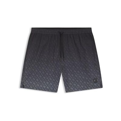 BOSS Hommes Vale Trunk Short de Bain à Badge logoté et imprimé Monogramme Effet dégradé - Publicité BOSS Hommes Vale Trunk Short de Bain à Badge logoté et imprimé Monogramme Effet dégradé - Publicité