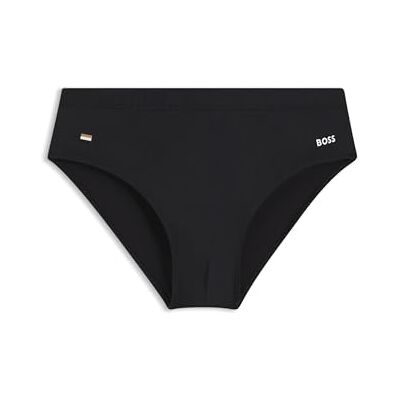 BOSS Hommes Brief John Slip de Bain en Jersey à Rayures emblématiques et Logo - Publicité BOSS Hommes Brief John Slip de Bain en Jersey à Rayures emblématiques et Logo - Publicité