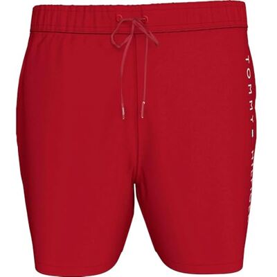 Tommy Hilfiger Short de Bain Homme Medium Drawstring Mi-Long - Publicité Tommy Hilfiger Short de Bain Homme Medium Drawstring Mi-Long - Publicité