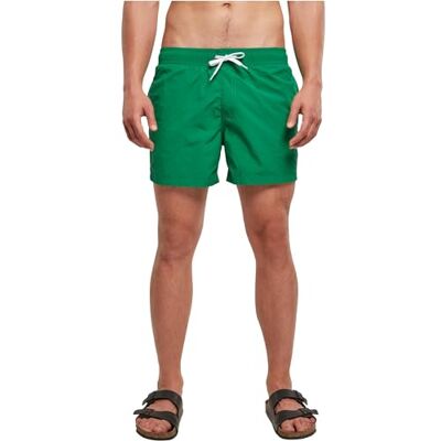 Build Your Brand Short de Bain pour Homme avec Cordon de Serrage, Vert forêt, XS - Publicité Build Your Brand Short de Bain pour Homme avec Cordon de Serrage, Vert forêt, XS - Publicité