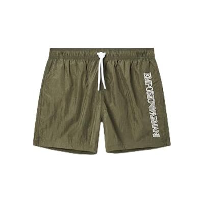 Emporio Armani Boxer Combinaison modèle Court, Vert Olive, M Homme - Publicité Emporio Armani Boxer Combinaison modèle Court, Vert Olive, M Homme - Publicité