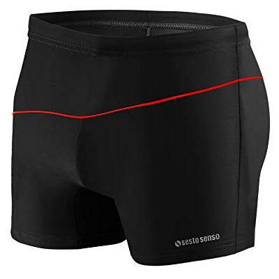 sesto senso Maillot de Bain Homme Boxer Trunks Shorts Pantalon Slips Natation de Sport - Publicité sesto senso Maillot de Bain Homme Boxer Trunks Shorts Pantalon Slips Natation de Sport - Publicité