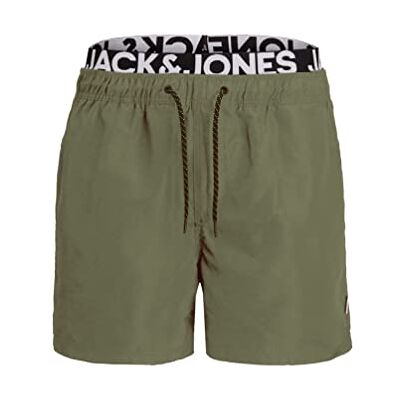Jack & Jones AKM DB WB Solid Short de Bain pour Homme, Vert Olive, XL - Publicité Jack & Jones AKM DB WB Solid Short de Bain pour Homme, Vert Olive, XL - Publicité