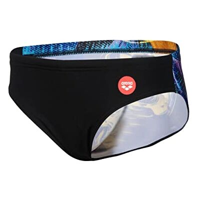ARENA Maillot de Bain Crazy Swim Briefs Placement Black Slip, Unique pour Homme, Noir, Taille Unique - Publicité ARENA Maillot de Bain Crazy Swim Briefs Placement Black Slip, Unique pour Homme, Noir, Taille Unique - Publicité