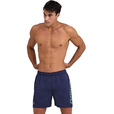 Arena Boxer de Plage et de Piscine Fundamentals R pour Hommes Logo, Maillot de Bain en Tissu Doux Recyclé à Séchage Rapide, Boxer de Plage avec Slip Intérieur en Maille - Publicité Arena Boxer de Plage et de Piscine Fundamentals R pour Hommes Logo, Maillot de Bain en Tissu Doux Recyclé à Séchage Rapide, Boxer de Plage avec Slip Intérieur en Maille - Publicité