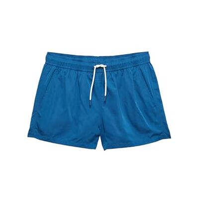 Marks & Spencer Short de Bain Homme Uni Séchage Rapide, Coupe Standard, Taille à Cordon, avec Poches - Publicité Marks & Spencer Short de Bain Homme Uni Séchage Rapide, Coupe Standard, Taille à Cordon, avec Poches - Publicité