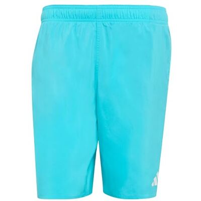 Adidas Herren Swim Shorts 8 inch, Lucid Cyan/White, M - Publicité Adidas Herren Swim Shorts 8 inch, Lucid Cyan/White, M - Publicité