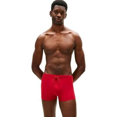 Tommy Hilfiger Short de Bain pour Homme, Rouge (Moyen), Taille M UM0UM03728 - Publicité Tommy Hilfiger Short de Bain pour Homme, Rouge (Moyen), Taille M UM0UM03728 - Publicité