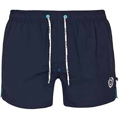 Bugatti® Short de bain court pour homme en bleu, vert, bleu marine, rouge, noir ou turquoise, Noir , S - Publicité Bugatti® Short de bain court pour homme en bleu, vert, bleu marine, rouge, noir ou turquoise, Noir , S - Publicité