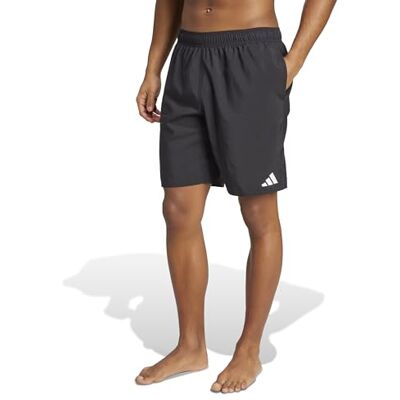 Adidas Herren Swim Shorts 8 inch, Black/White, S - Publicité Adidas Herren Swim Shorts 8 inch, Black/White, S - Publicité