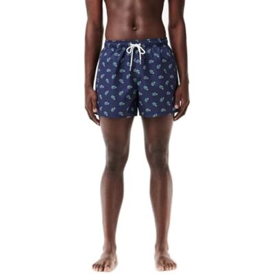 Lacoste Maillot de Bains mh7188 qrn Marine/Multico XL - Publicité Lacoste Maillot de Bains mh7188 qrn Marine/Multico XL - Publicité