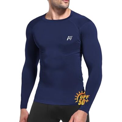MEETWEE T-Shirt Anti-UV Homme Manches Longues, Maillot Rashguard de UPF 50+ Séchage Rapide et Respirabilité pour Surf Natation - Publicité MEETWEE T-Shirt Anti-UV Homme Manches Longues, Maillot Rashguard de UPF 50+ Séchage Rapide et Respirabilité pour Surf Natation - Publicité