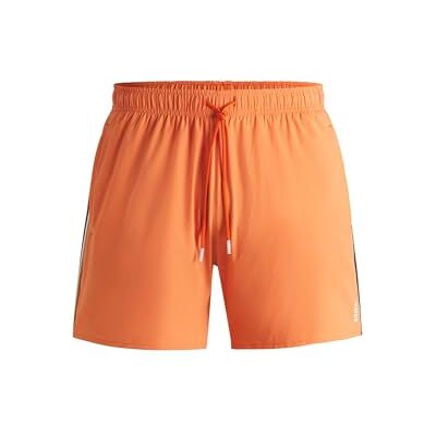 BOSS Hommes Iconic Short de Bain avec Rayures emblématiques et Logo - Publicité BOSS Hommes Iconic Short de Bain avec Rayures emblématiques et Logo - Publicité