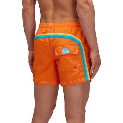Sundek Mens Elastic Waist Boardshort, Swim Trunks 14" Length 5" Inseam Maillot de Bain Homme - Publicité Sundek Mens Elastic Waist Boardshort, Swim Trunks 14" Length 5" Inseam Maillot de Bain Homme - Publicité