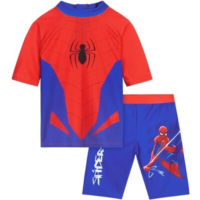 Get Trend Marvel Spiderman Ensemble Maillot de Bain Garcon 3 à 10 Ans, Maillot de Bain 2 Pieces Rashguard Vest et Short Ete Cadeau Garcon (5-6 Ans, Rouge/Bleu Spiderman) - Publicité Get Trend Marvel Spiderman Ensemble Maillot de Bain Garcon 3 à 10 Ans, Maillot de Bain 2 Pieces Rashguard Vest et Short Ete Cadeau Garcon (5-6 Ans, Rouge/Bleu Spiderman) - Publicité