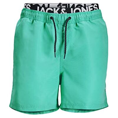 Jack & Jones Jjiaruba Jjswimshorts AKM DB WB Solid Maillot Homme - Publicité Jack & Jones Jjiaruba Jjswimshorts AKM DB WB Solid Maillot Homme - Publicité