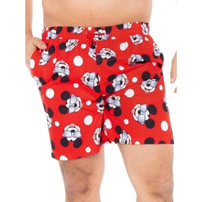 Disney Mickey Mouse Short de Bain Homme Maillot de Bain Homme Piscine Natation Shorts de Bain Homme Mickey Mouse Rouge XL - Publicité Disney Mickey Mouse Short de Bain Homme Maillot de Bain Homme Piscine Natation Shorts de Bain Homme Mickey Mouse Rouge XL - Publicité