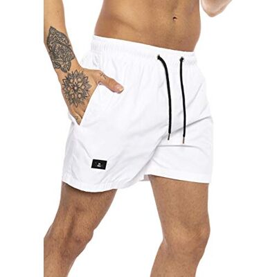 REDBRIDGE - Anchorage - Blanc - XXL - Short de bain - Publicité REDBRIDGE - Anchorage - Blanc - XXL - Short de bain - Publicité