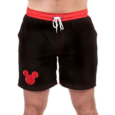 Disney Homme Mickey Mouse Shorts de Bain Noir Small - Publicité Disney Homme Mickey Mouse Shorts de Bain Noir Small - Publicité