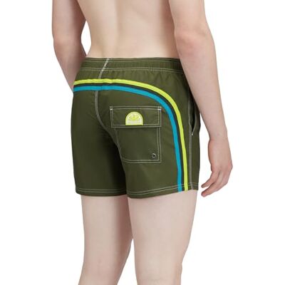 Sundek Mens Elastic Waist Boardshort, Swim Trunks 14" Length 5" Inseam Maillot de Bain Homme - Publicité Sundek Mens Elastic Waist Boardshort, Swim Trunks 14" Length 5" Inseam Maillot de Bain Homme - Publicité