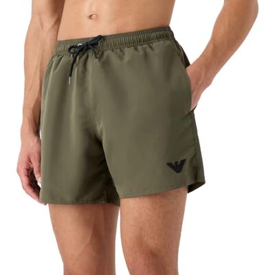 Emporio Armani Men's Logoband Swim Boxer, MILITARY GREEN, 52 - Publicité Emporio Armani Men's Logoband Swim Boxer, MILITARY GREEN, 52 - Publicité