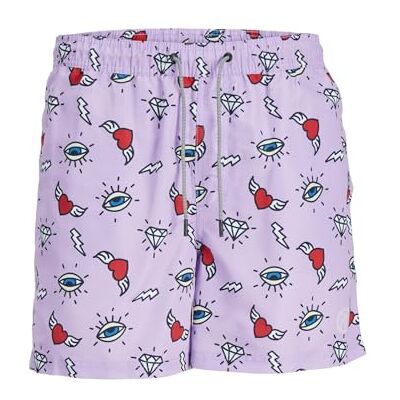 Jack & Jones Jpstfiji Jjswim AOP Ss24 LY Sn Short de Bain Homme (Lot de 1) - Publicité Jack & Jones Jpstfiji Jjswim AOP Ss24 LY Sn Short de Bain Homme (Lot de 1) - Publicité