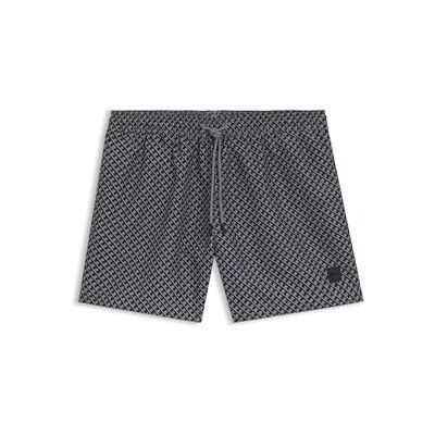 BOSS Hommes Vibe Short de Bain à Micro-imprimé et Badge logoté - Publicité BOSS Hommes Vibe Short de Bain à Micro-imprimé et Badge logoté - Publicité