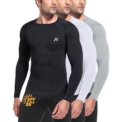 MEETWEE T-Shirt Anti-UV Homme Manches Longues, Maillot Rashguard de UPF 50+ Séchage Rapide et Respirabilité pour Surf Natation - Publicité MEETWEE T-Shirt Anti-UV Homme Manches Longues, Maillot Rashguard de UPF 50+ Séchage Rapide et Respirabilité pour Surf Natation - Publicité