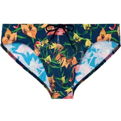 Hom Slip de Bain Flamingo Swim Briefs, Imprimé flamand Rose Fond Marine, M Men's - Publicité Hom Slip de Bain Flamingo Swim Briefs, Imprimé flamand Rose Fond Marine, M Men's - Publicité