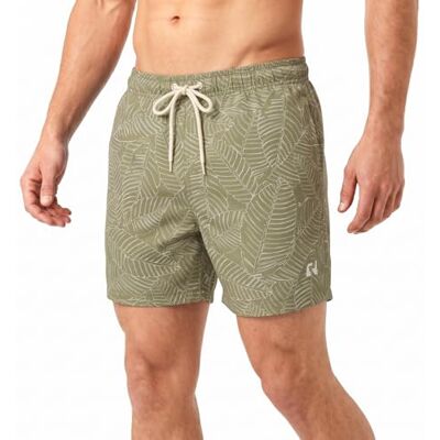 RIPT Performance RIPT Short de Bain Homme Séchage Rapide – Boardshort avec Doublure Mesh, Protection UV50, Short Plage Natation Surf Vacances Été (Imprimé Feuille Kaki, M) - Publicité RIPT Performance RIPT Short de Bain Homme Séchage Rapide – Boardshort avec Doublure Mesh, Protection UV50, Short Plage Natation Surf Vacances Été (Imprimé Feuille Kaki, M) - Publicité