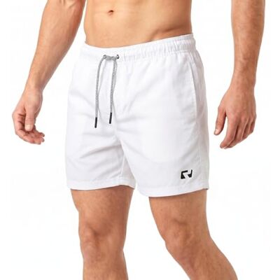 RIPT Performance RIPT Short de Bain Homme Séchage Rapide – Boardshort avec Doublure Mesh, Protection UV50, Short Plage Natation Surf Vacances Été (Blanc, XXL) - Publicité RIPT Performance RIPT Short de Bain Homme Séchage Rapide – Boardshort avec Doublure Mesh, Protection UV50, Short Plage Natation Surf Vacances Été (Blanc, XXL) - Publicité